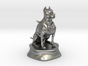 Dogs of War - Pitbull in Natural Silver