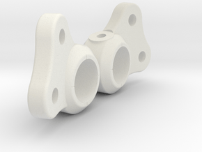 Enigma 15 Degree Double Link Mounts in White Natural Versatile Plastic