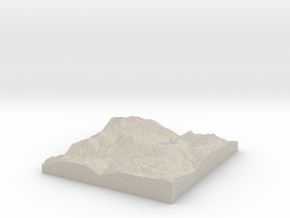 Model of Hidden Lake in Natural Sandstone