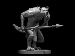 Gnoll  in Smooth Fine Detail Plastic