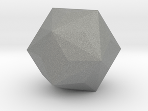 Triakis Icosahedron - 1 Inch in Gray PA12