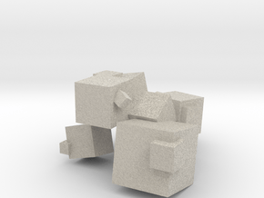 Cubes in Natural Sandstone