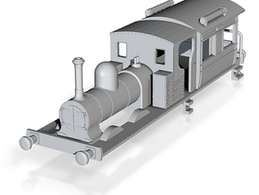 b-152fs-gswr-cl90-92-carriage-loco in Tan Fine Detail Plastic