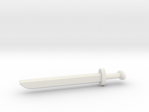 Abordage Sabre in White Natural Versatile Plastic