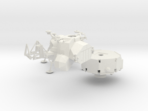 053E Lunar Module 1/144 Kit in White Natural Versatile Plastic