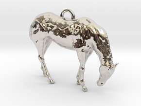 Horse Pendant in Platinum