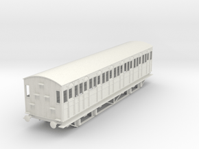 o-43-metropolitan-8w-short-brake-coach-mod in White Natural Versatile Plastic