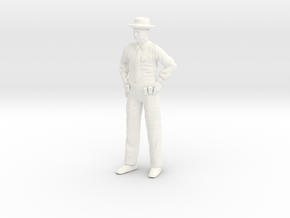 Smokey and the Bandit - Buford - 1.18 in White Processed Versatile Plastic