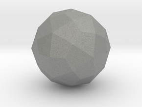 Deltoidal Hexecontahedron - 1 Inch in Gray PA12