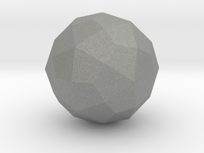 Deltoidal Hexecontahedron - 1 Inch - Round V1 in Gray PA12