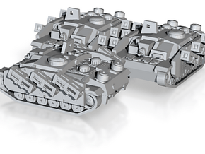 Krieg Rocket Artillery Tank x 3 in Tan Fine Detail Plastic