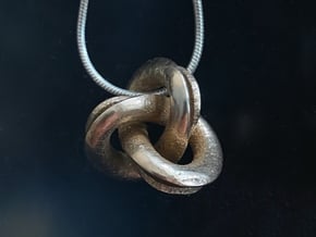 Endless - Pendant in Polished Bronzed-Silver Steel