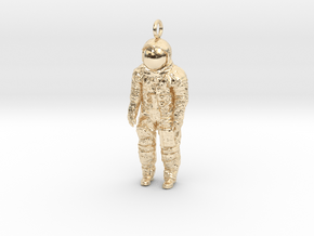Neil_Armstrong_Suit_Pendant in 14K Yellow Gold