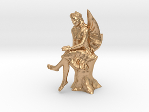 Fairy Pendant in Natural Bronze