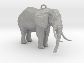 Elephant Keychain in Aluminum