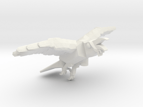 Raven In Flight 1:6 Scale in White Natural Versatile Plastic
