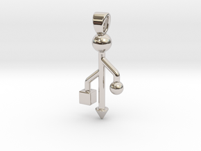 USB connected [pendant] in Platinum