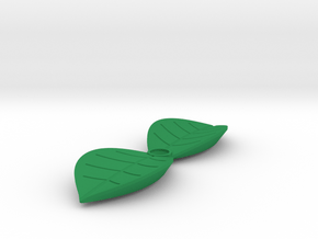 Leaf shaped outlet cover in Green Processed Versatile Plastic