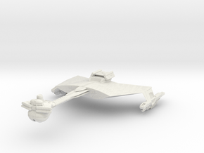 DSC Klingon D7 v2  4.5" long in White Natural Versatile Plastic