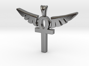 Ankh in Polished Silver