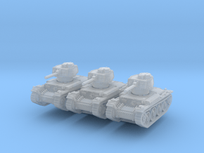 Panzer 38t E (x3) 1/285 in Tan Fine Detail Plastic