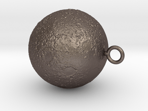 The Moon in Polished Bronzed-Silver Steel