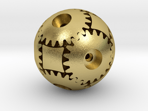 Sphere Gear T20D34 in Natural Brass