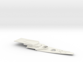 1/700 FlugDeckKreuzer AIII Bow Deck (w/out Deck Pl in White Natural Versatile Plastic