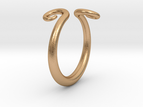 Medieval Ring in Natural Bronze: 8.25 / 57.125
