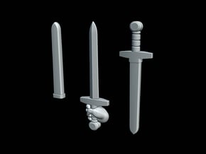 IG Medieval Swords in Tan Fine Detail Plastic