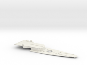 1/700 FlugDeckKreuzer AII Bow Deck (w/out Deck Pla in White Natural Versatile Plastic