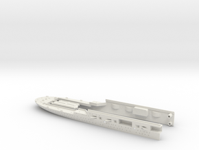 1/700 FlugDeckKreuzer AII Stern (w/out Deck Planki in White Natural Versatile Plastic