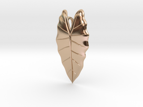 Alocasia Pendant in 14k Rose Gold Plated Brass