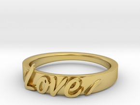 LoveRing in Polished Brass: 5 / 49