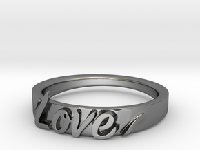 LoveRing in Polished Silver: 5 / 49