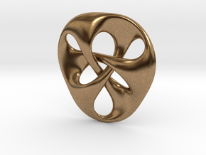 pendant III in Natural Brass