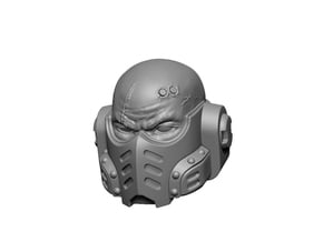 UA Tactica Space Half-Helm 7" scale in Smoothest Fine Detail Plastic