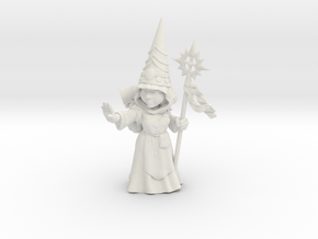 6" Gnomess in White Natural Versatile Plastic