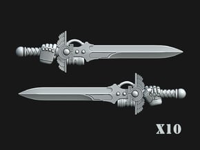 UM Power Swords in Smooth Fine Detail Plastic: Medium