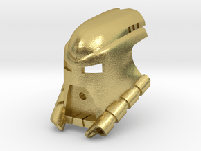Helryx's Mask of Psychometry in Natural Brass