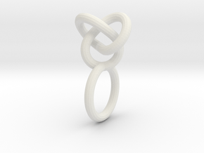 knot ring_series 1 in White Natural Versatile Plastic: 3 / 44
