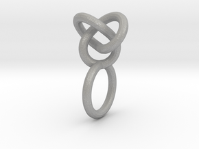 knot ring_series 1 in Aluminum: 3 / 44