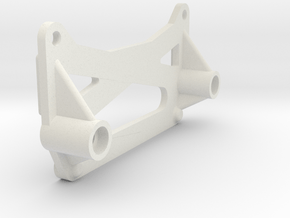 Team Losi XX A-4110 chassis brace in White Natural Versatile Plastic