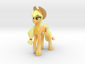 MLP Applejack (Classic, 16.3 cm / 6.4 in tall) in Glossy Full Color Sandstone