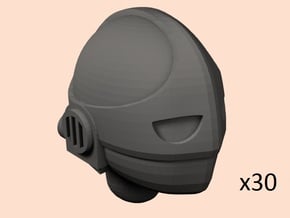 28mm space nun helmet in Clear Ultra Fine Detail Plastic