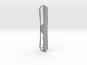 Snowboard Necklace in Aluminum