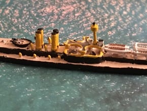 1/1250 Sachsen Class Ironclad in Smooth Fine Detail Plastic