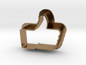 Cookie Cutter LIKE - I like it Logo in Natural Brass