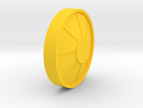 Scrounge Wheel in Yellow Processed Versatile Plastic