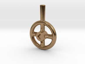 Steam Valve Handwheel - 1/2' dia. in Natural Brass